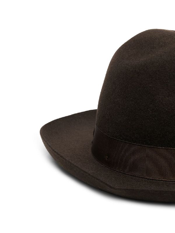 Rabbit Fur Felt Fedora Hat