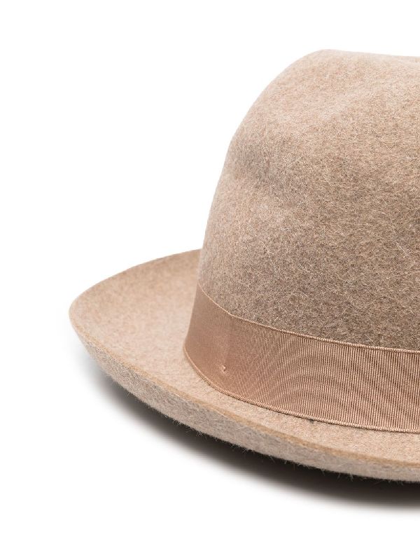 Rabbit Fur Felt Fedora Hat