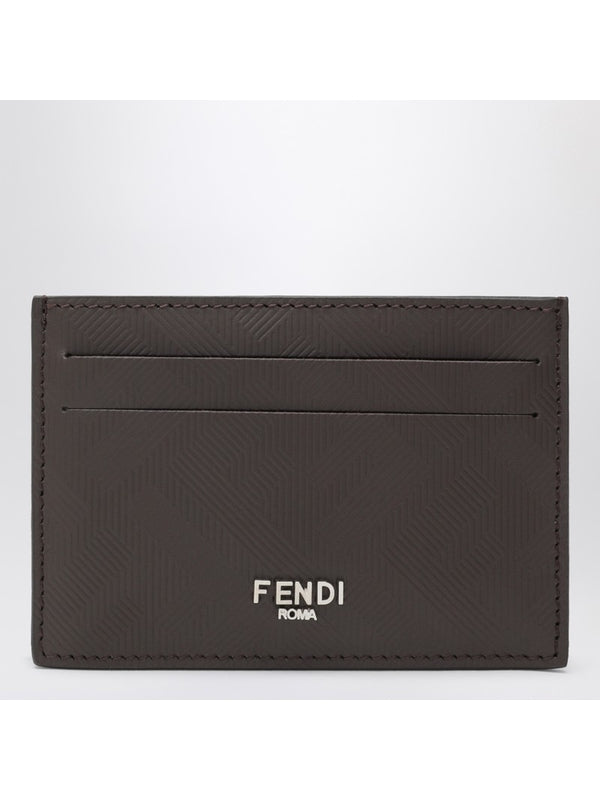 Fendi Brown Card Holders