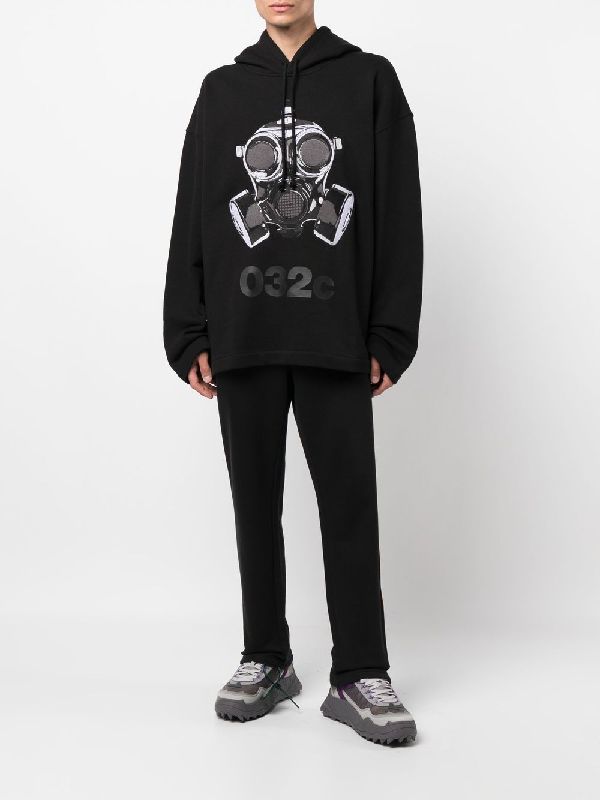 Graphic Print Oversized Hoodie