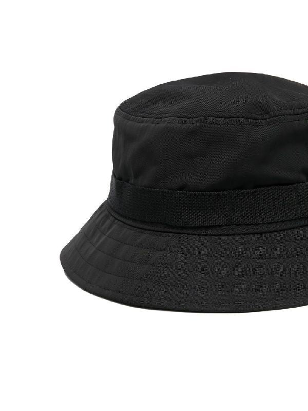 Logo Patch Nylon Bucket Hat