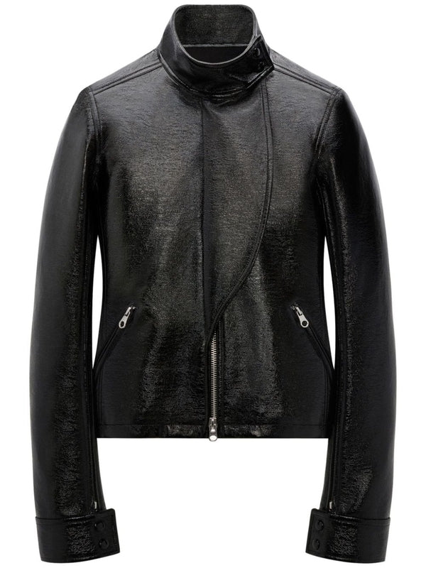 Vinyl High Neck Jacket