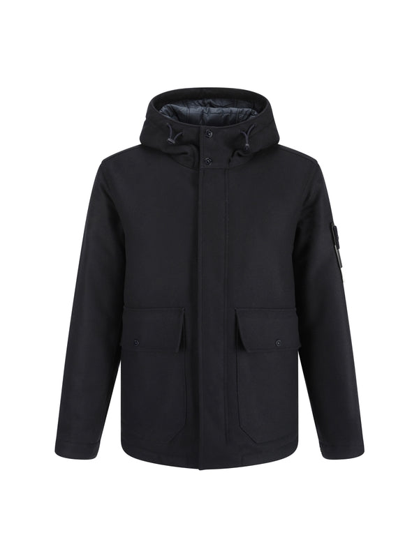 STONE ISLAND - Wappen Patch Nylon Jacket - Jente