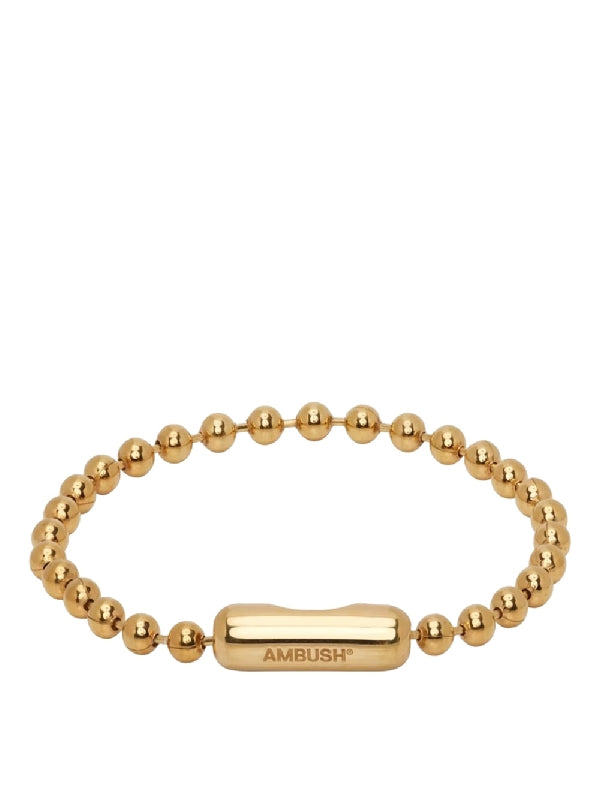 Logo Detail Ball Chain Bracelet