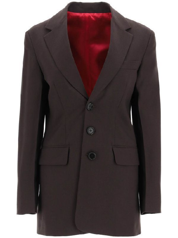 Wool Single-Breasted Jacket