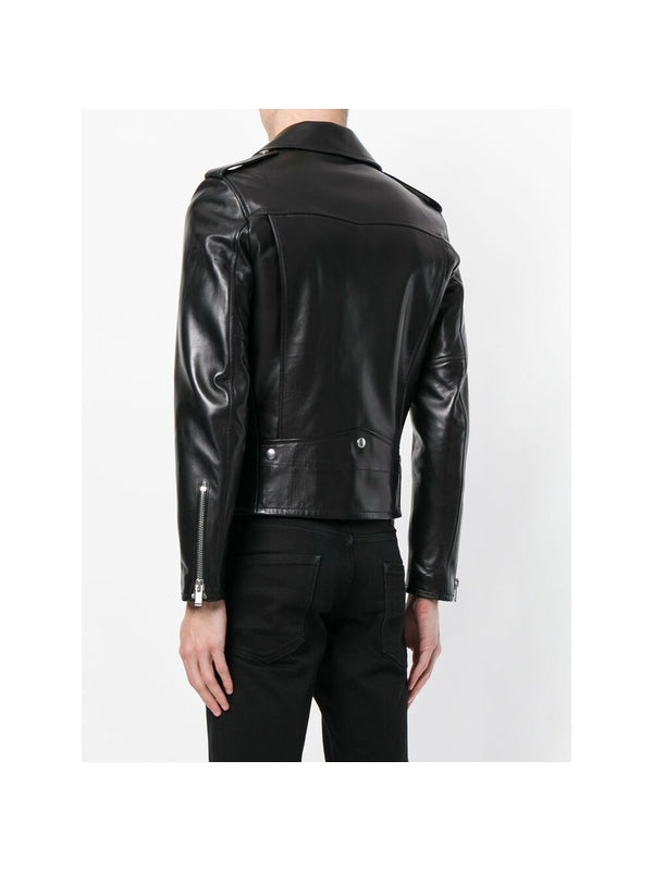 Classic Motorcycle Lambskin Jacket