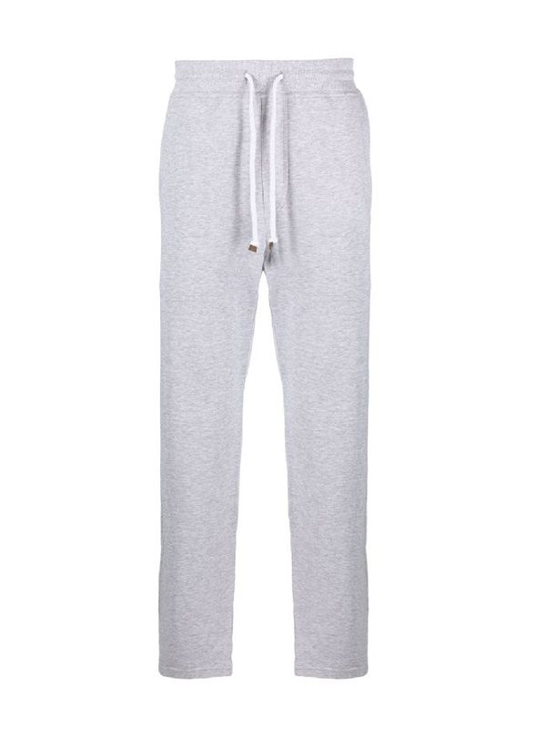 Drawstring Cotton Track Pants