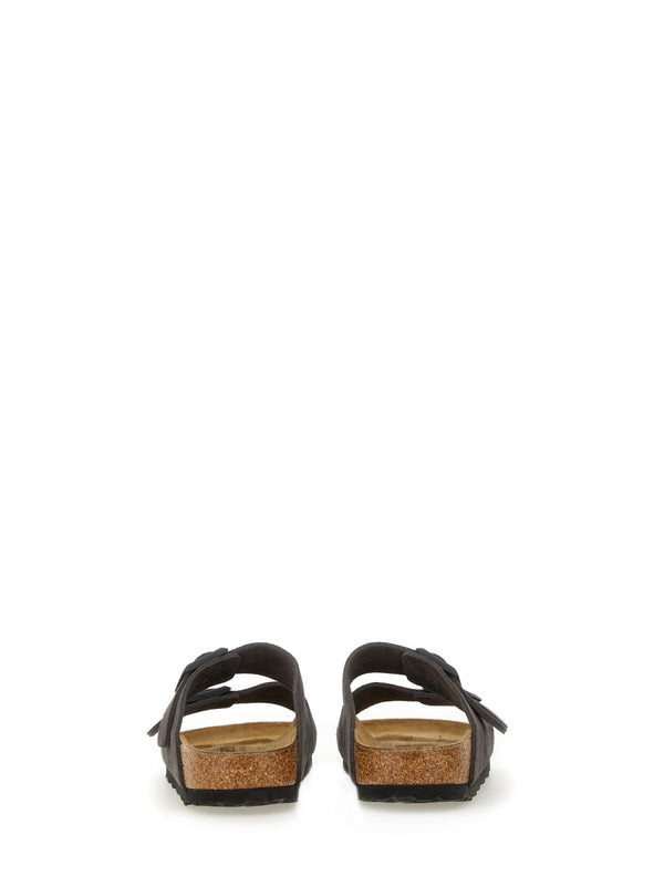Arizona Double Buckle Suede Sandals