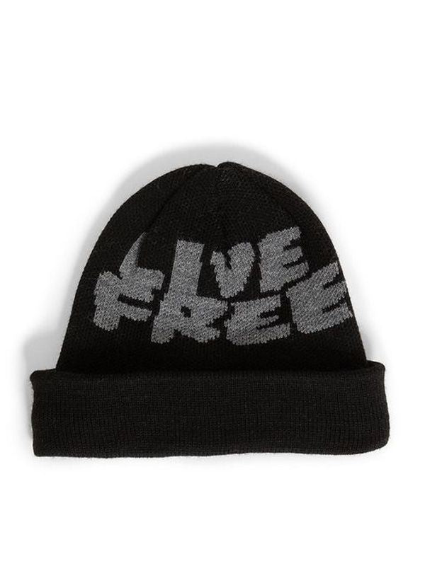 Slogan Turn-up Beanie