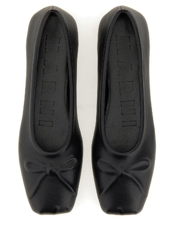 Little Bow Seamless Dancer Flats