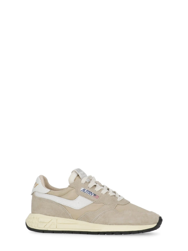 Autry Beige Low Top Sneakers