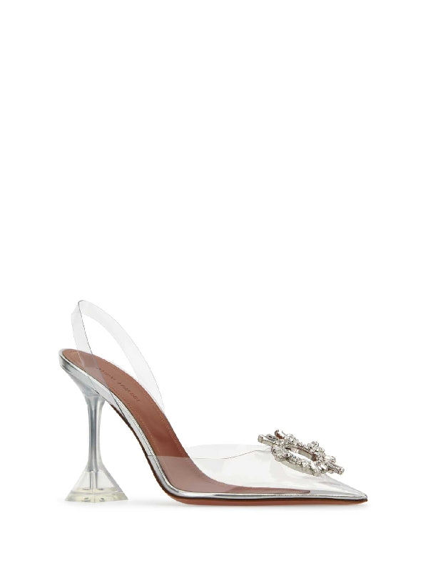 Begum Clear Slingback Heels