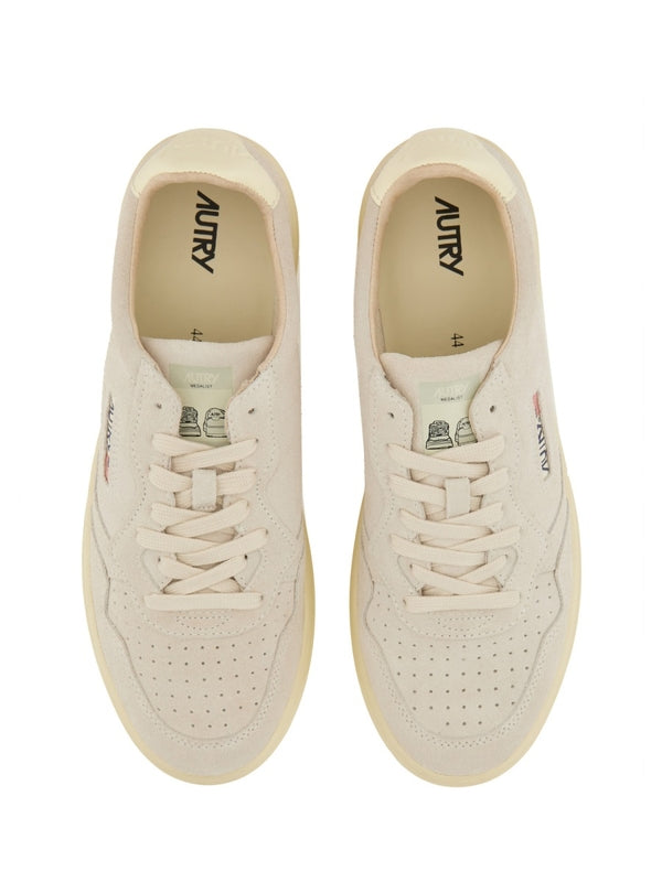 Autry Beige Low Top Sneakers