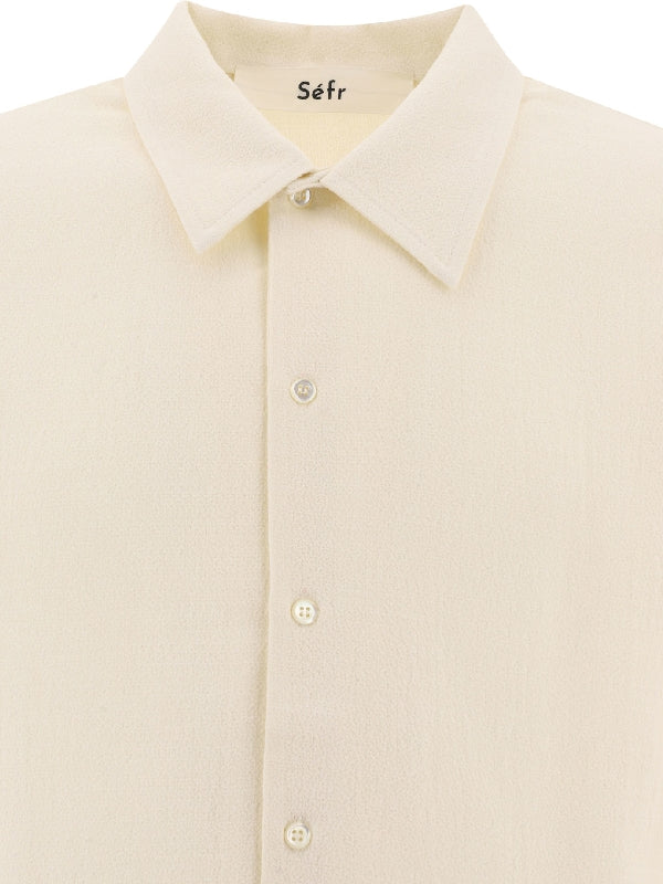 Sunham Wool Blend Short Sleeve Shirt