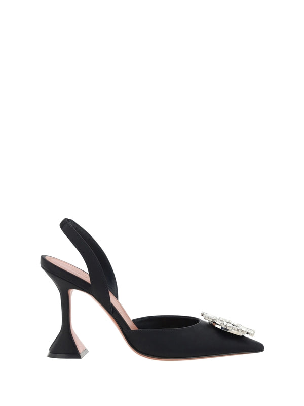 Begum 95 Satin Slingback Heel