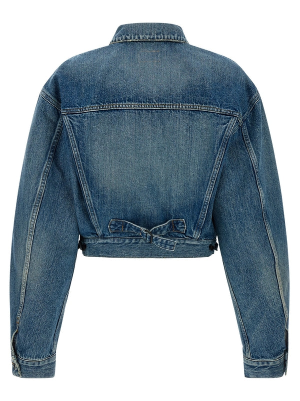 80s Crop Denim
  Jacket