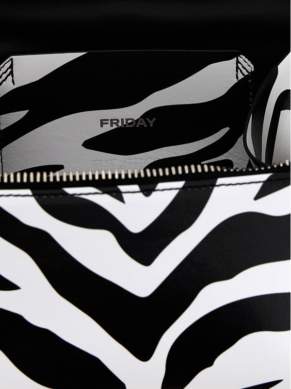 Zebra Pattern
  Leather Mini Tote Bag