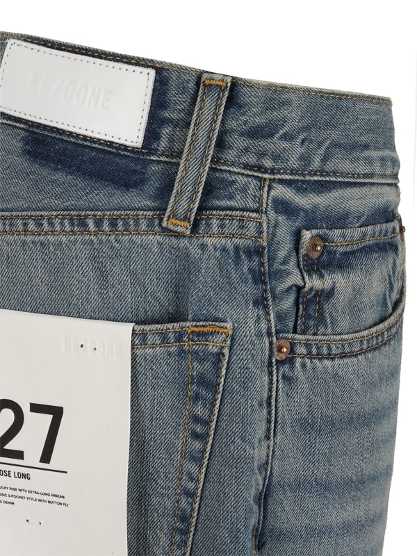 Logo Label Denim Pants