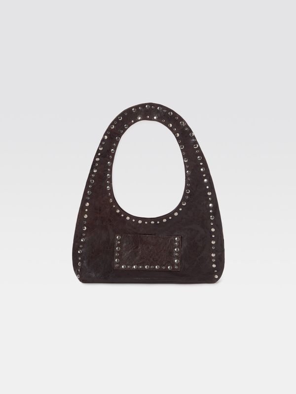 Franca Stud Leather Tote Bag