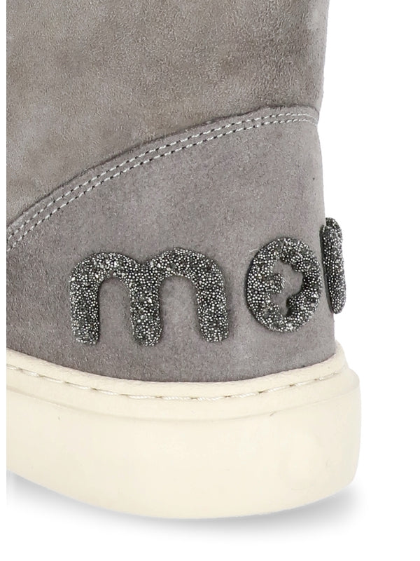 Eskimo Glitter Logo Ankle Boots