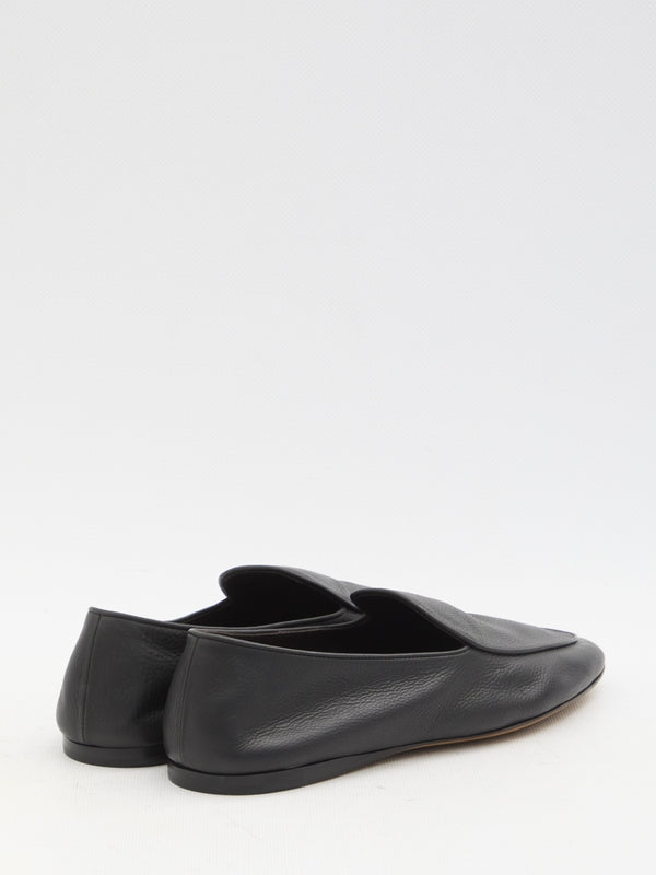 Awar Leather Flat Loafers