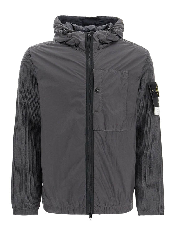 STONE ISLAND - Wappen Patch Hybrid Jacket - Jente
