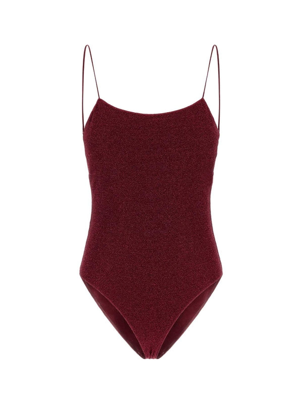 Oseree Burgundy Beachwear