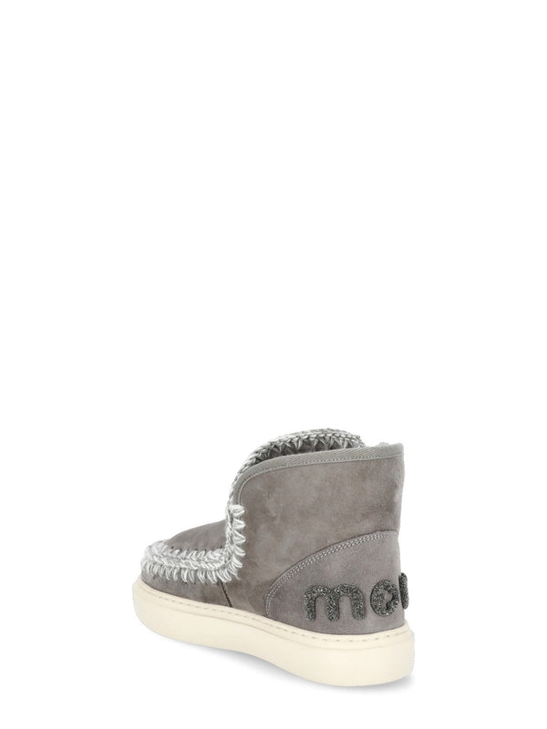 Eskimo Glitter Logo Ankle Boots