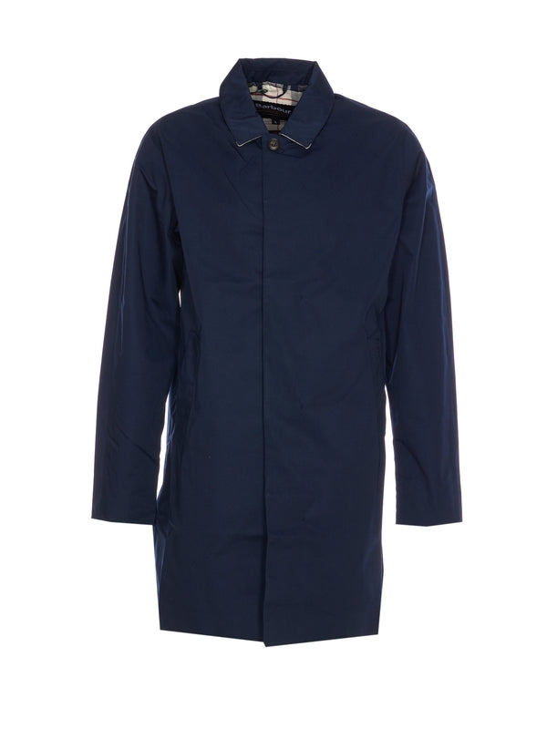 Logo Embroidery Detail Single Coat