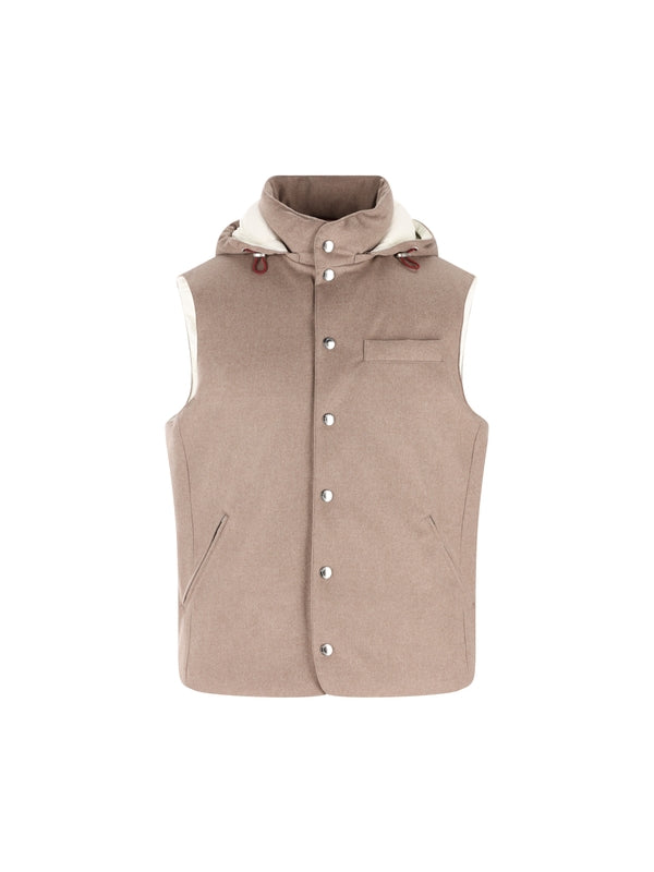 Brunello Cucinelli Beige Vests