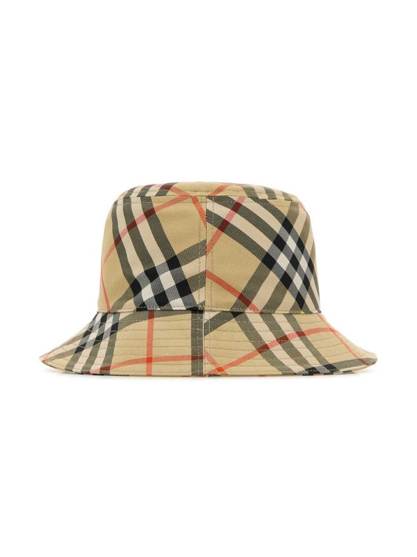 Ekd Check Pattern Bucket Hat