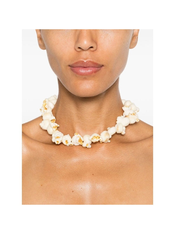 Popcorn Embellished Necklace