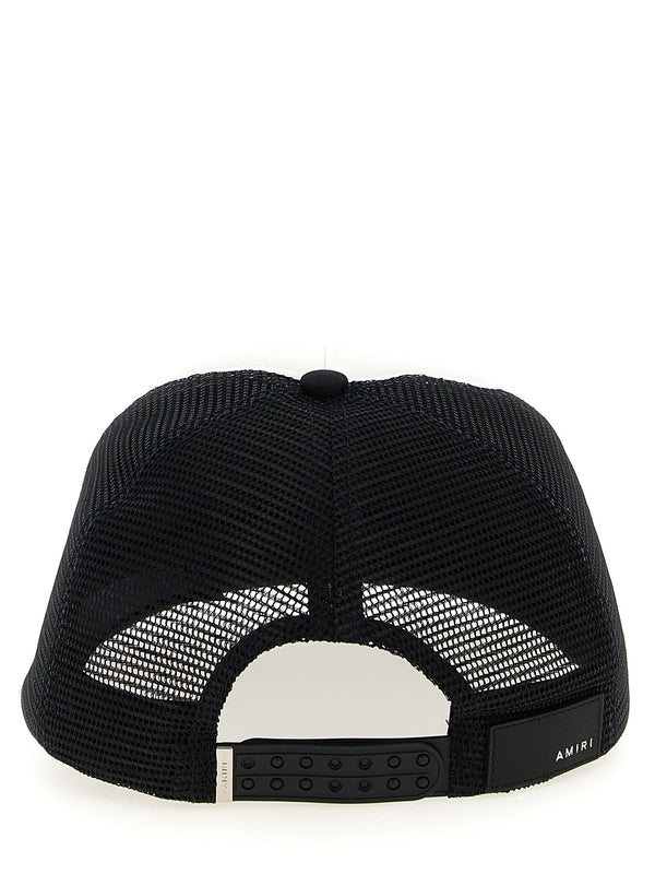 Amiri White Black Cap