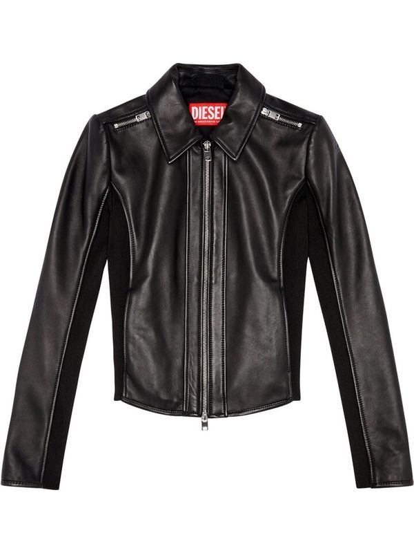 Totem Crop Leather Jacket