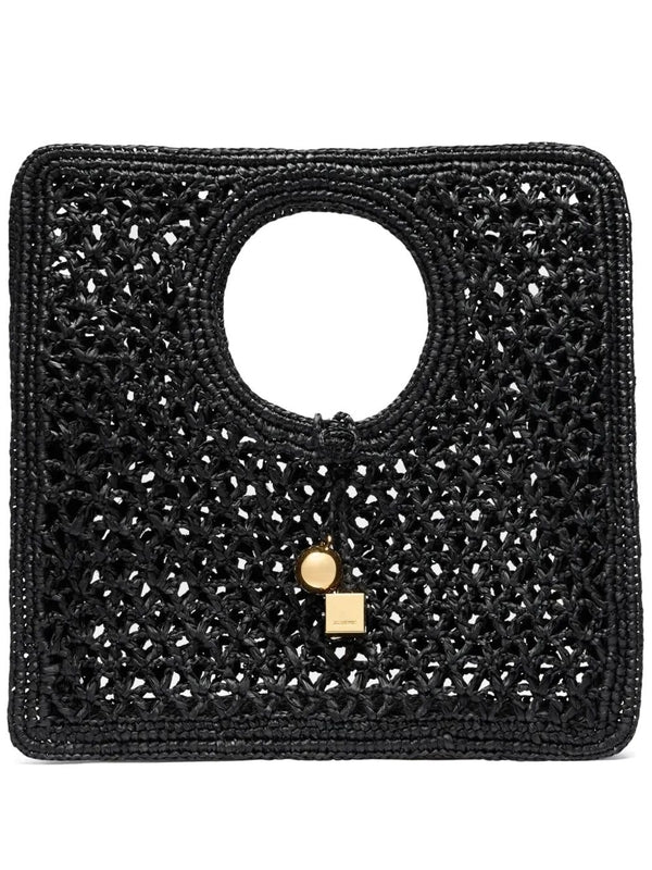 Spiaggia Raffia Small Tote Bag