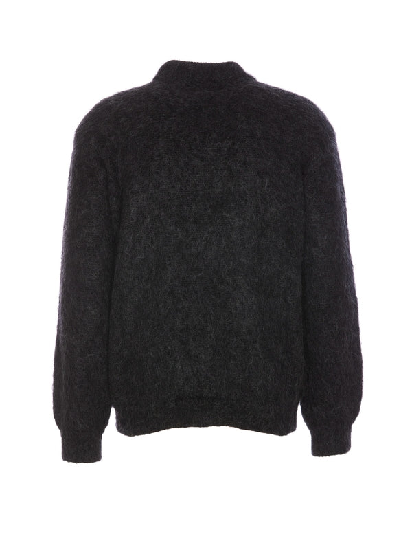 Jacquard Mohair Blend Knit