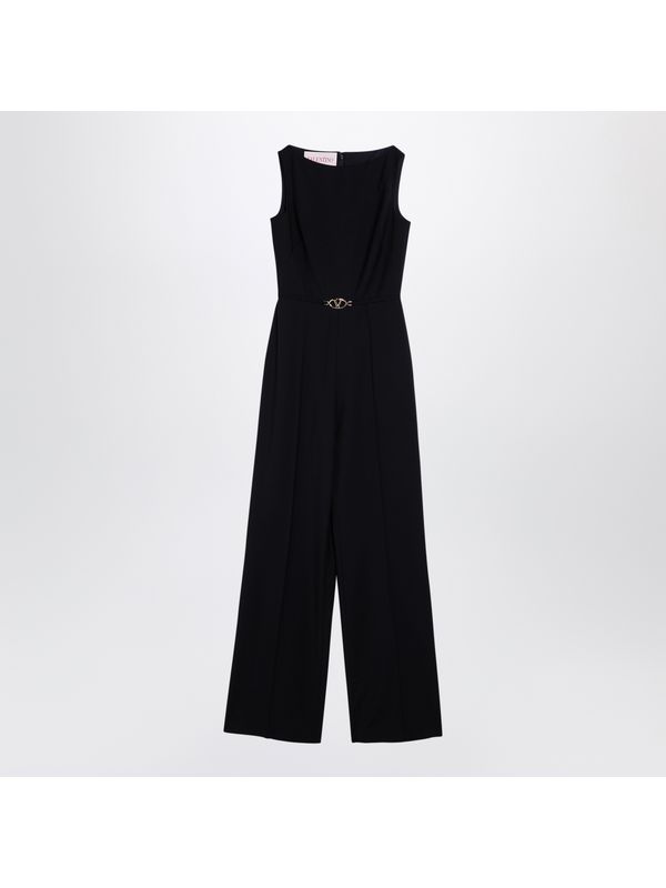 Wool Sleeveless Jumpsuit