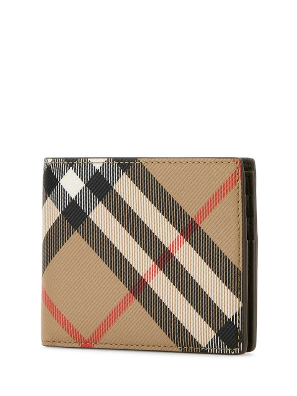 Vintage Check Bi-Fold Wallet