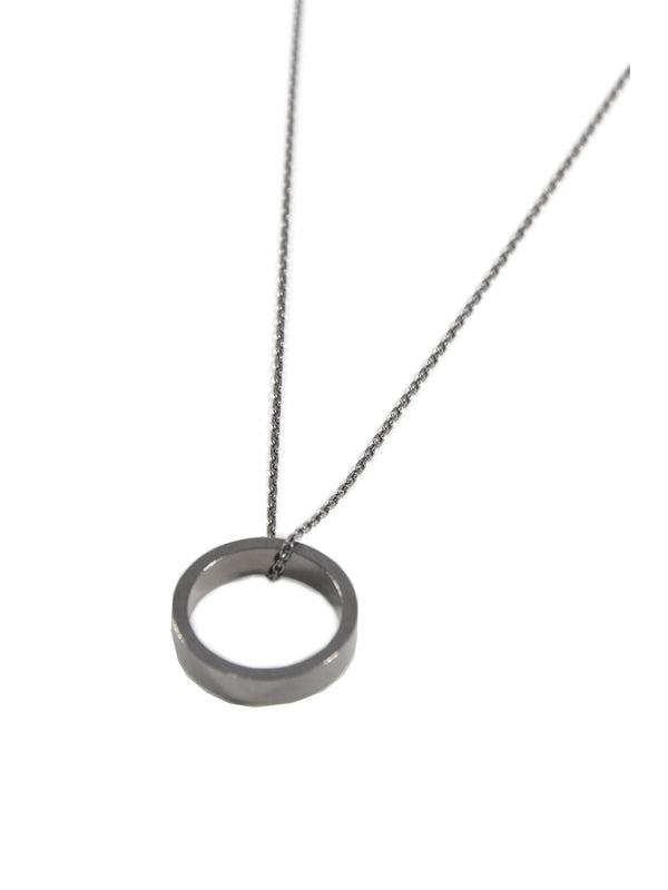 Ring Pendant Logo Necklace