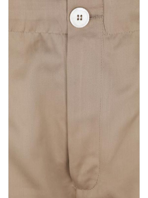 Front Pocket Cotton Pants