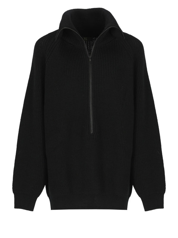 Half Zip Wool Knit