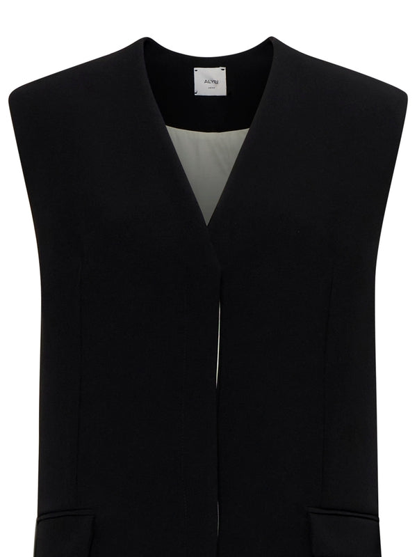 Shoulder Pad Tailored Vest