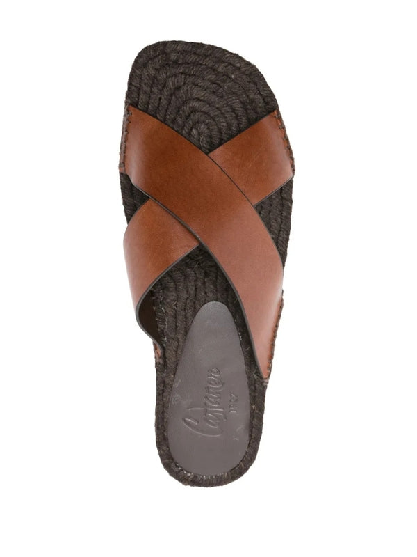 Castaner Black Brown Slide