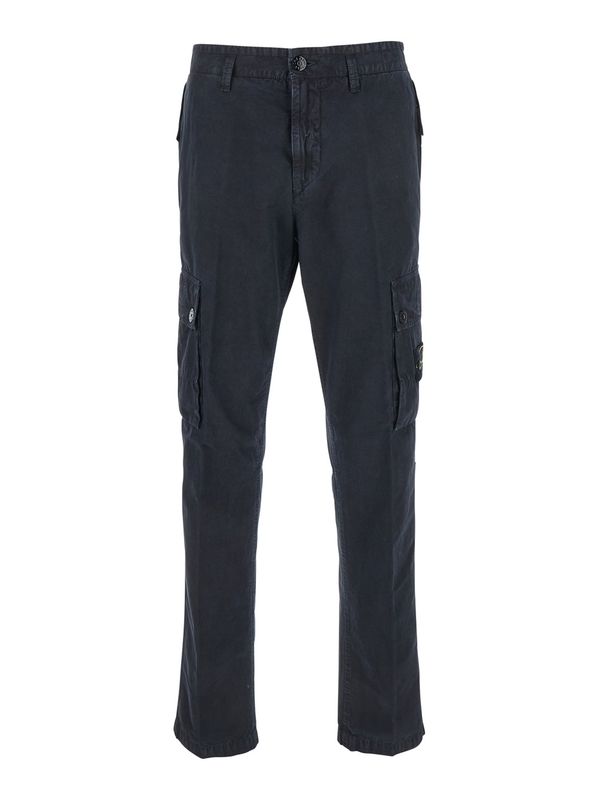 Wappen Patch Cotton Cargo Pants