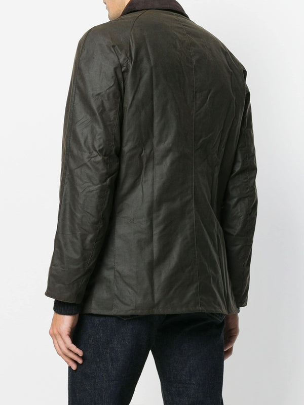 ashby corduroy collar wax jacket