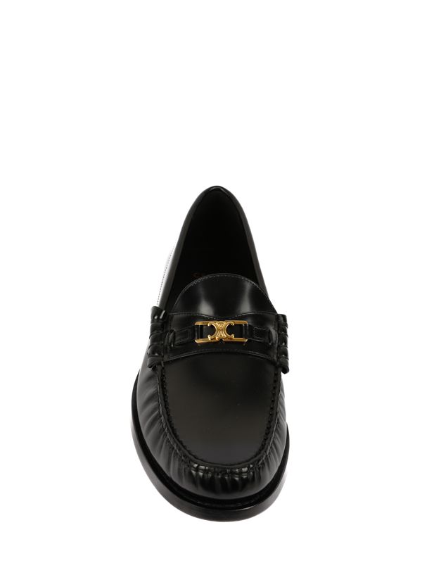 Triomphe Accent Leather Loafer