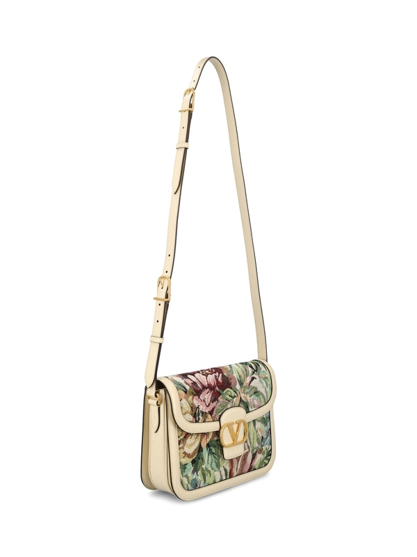 9to5 Jacquard Flower Shoulder Bag