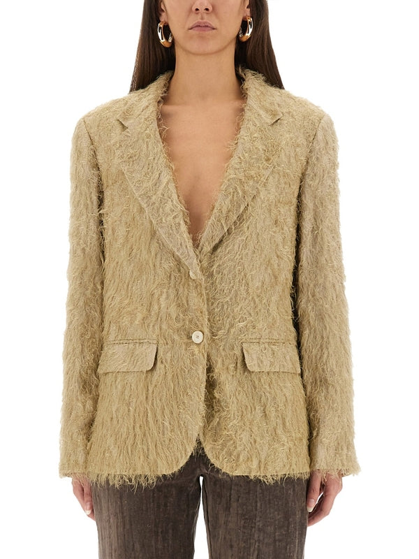Alysi Beige Tailored Jackets