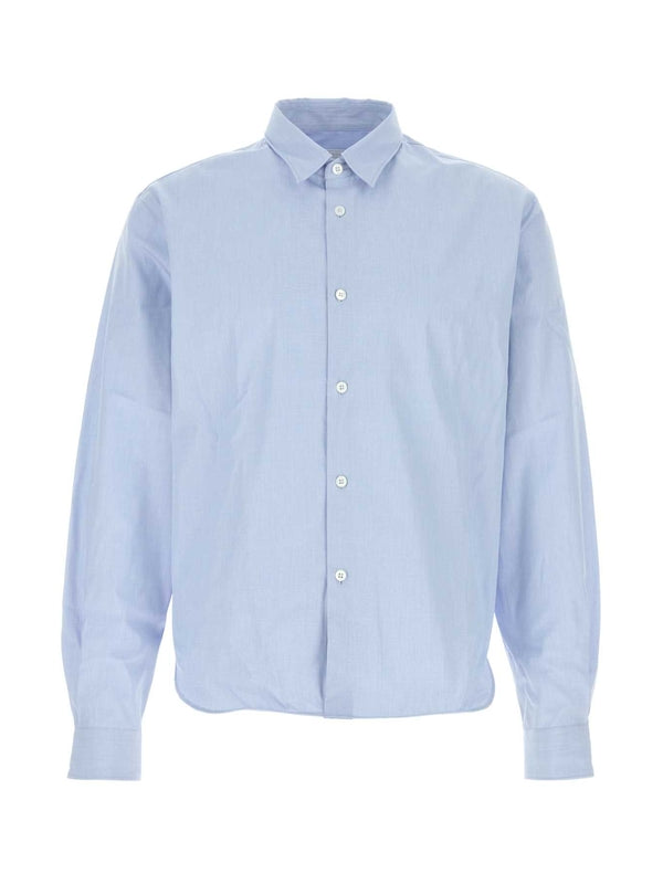 Back Triangle Logo Patch Cotton Shirt