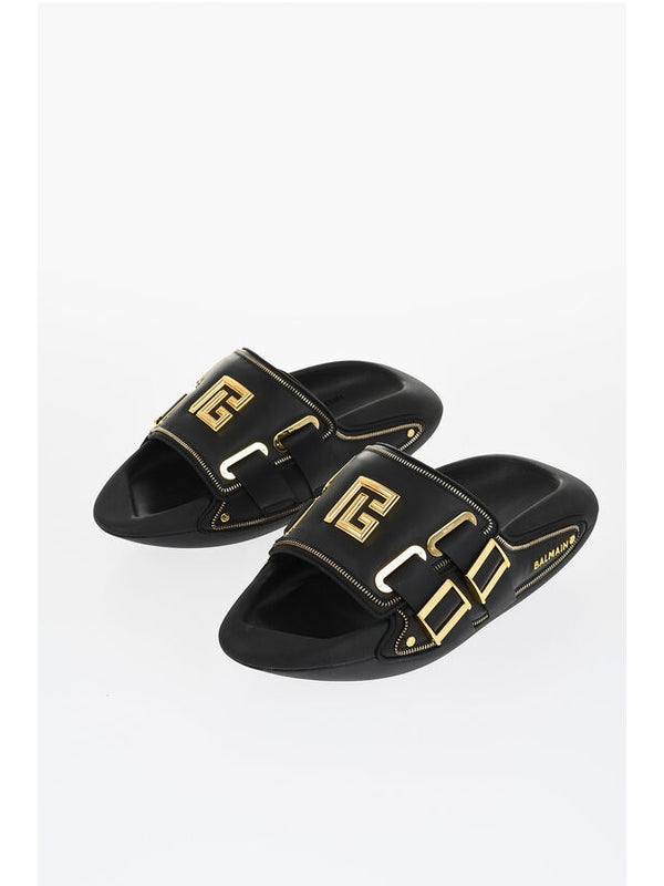 Balmain Black Slides